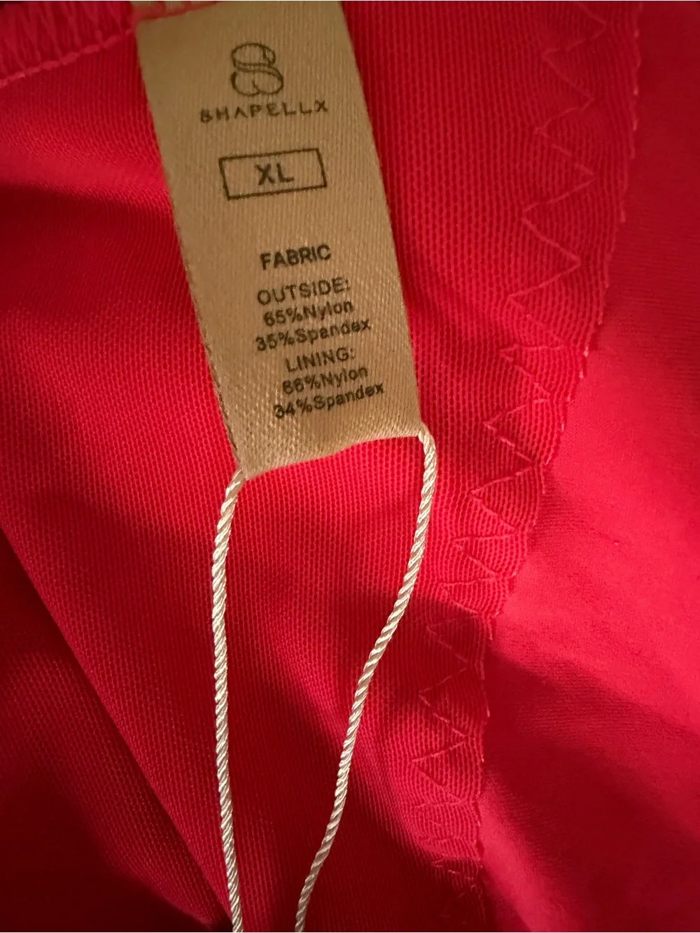 Red Twist-Front One-Piece Swimdress